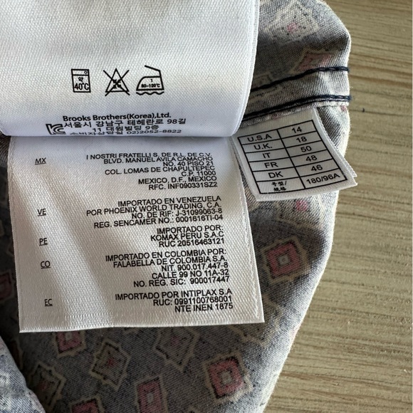 Brooks Brothers// Bris Cotton Short Dress Navy Size 14 - Picture 9 of 14